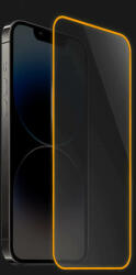 Picasee 3x Sticla întărită de protecție cu ramă care strălucește în întuneric Samsung Galaxy A34 5G A346B - Portocaliu