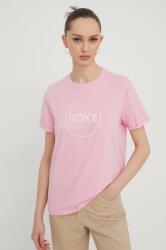 Roxy pamut póló női, rózsaszín, ERJZT05673 - rózsaszín L