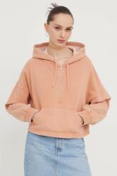 Roxy felső narancssárga, női, sima, kapucnis, ERJFT04810 - narancssárga M