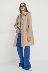Ralph Lauren kabát női, bézs, átmeneti - bézs L