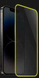 Picasee Sticla întărită de protecție cu ramă care strălucește în întuneric Samsung Galaxy A34 5G A346B - Galbenă