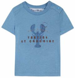 Tartine Et Chocolat gyerek póló nyomott mintás - kék 104