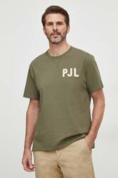 Pepe Jeans pamut póló zöld, férfi, nyomott mintás - zöld XL - answear - 18 990 Ft