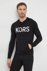 Michael Kors pamut pulóver könnyű, fekete - fekete XXL