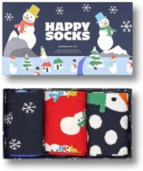 Happy Socks zokni Snowman Socks Gift Set 3 pár - többszínű 41/46