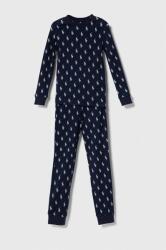 Ralph Lauren gyerek pamut pizsama sötétkék, mintás - sötétkék 152 - answear - 22 990 Ft