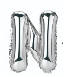 Balloons4party Balon folie litera N argintiu 40 cm
