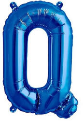 Balloons4party Balon folie litera Q albastru 40cm