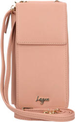Lagen Női bőr pénztárca-kézitáska mobiltelefonhoz Lagen Alexa - rózsaszín