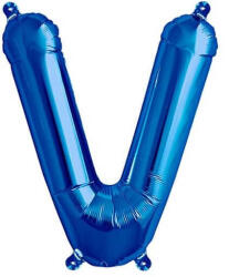 Balloons4party Balon folie litera V albastru 40cm
