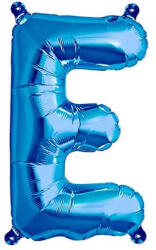 Balloons4party Balon folie litera E albastru 40cm