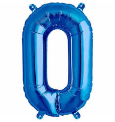 Balloons4party Balon folie litera O albastru 40cm