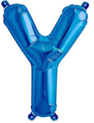 Balloons4party Balon folie litera Y albastru 40cm