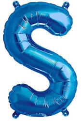 Balloons4party Balon folie litera S albastru 40cm