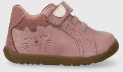 GEOX gyerek bőr sportcipő rózsaszín - rózsaszín 18