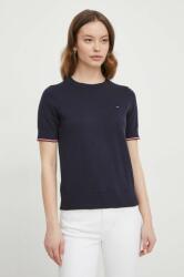 Tommy Hilfiger pamut pulóver sötétkék - sötétkék XS