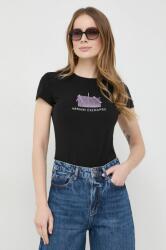 Giorgio Armani t-shirt női, fekete - fekete L - answear - 21 590 Ft