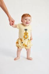 Bobo Choses baba pamut rövidnadrág sárga, mintás - sárga 68