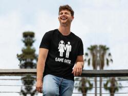 Personal Tricou bărbați pereche - Game Over Mărimea - Adult: XL, Culori: Negru
