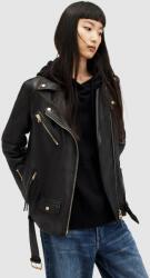 AllSaints bőrdzseki női, fekete, átmeneti - fekete XS - answear - 179 990 Ft