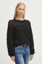 MEDICINE pulóver könnyű, női, fekete - fekete XL - answear - 8 390 Ft