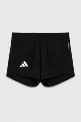 adidas gyerek rövidnadrág fekete, nyomott mintás, állítható derekú - fekete 164
