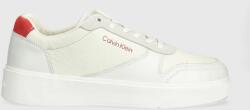 Calvin Klein bőr sportcipő LOW TOP LACE UP BSKT fehér, HM0HM01402 - fehér Férfi 43