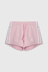 adidas gyerek rövidnadrág rózsaszín, nyomott mintás, állítható derekú - rózsaszín 128