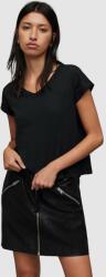 AllSaints pamut póló Anna - fekete 36
