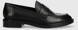 Vagabond Shoemakers bőr mokaszin AMINA fekete, női, lapos talpú, 5703.001. 20 - fekete Női 39