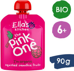 Ella's Kitchen BIO PINK ONE gyümölcs smoothie rebarbarával (90 g) - healthfactory