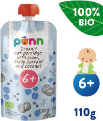 Salvest Põnn BIO Ovesná kaše se švestkou, černým rybízem a kokosem (110 g) - healthfactory