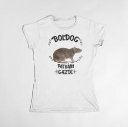  Boldog patkány gazdi női póló (boldog_patkany_noi_polo)