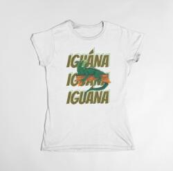  Iguána Iguána Iguána női póló (iguana_3x_noi_polo)