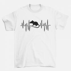 Patkány Heartbeat férfi póló (patkany_heartbeat_ferfi_polo)