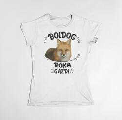  Boldog róka gazdi női póló (boldog_roka_noi_polo)