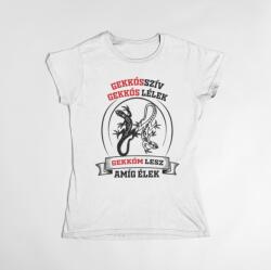  Gekkós szív gekkós lélek gekkóm lesz amíg élek női póló (gekkos_sziv_noi_polo)