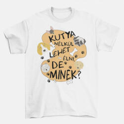  Színes kutya nélkül lehet élni, de minek? férfi póló (szines_kutya_nelkul_ffi_polo)
