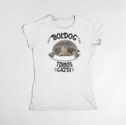  Boldog teknős gazdi női póló (boldog_teknos_noi_polo)
