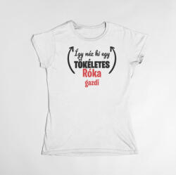  Így néz ki egy tökéletes róka gazdi női póló (igy_nez_ki_roka_noi_polo)