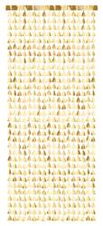PartyDeco Висулка за коледна елха, златиста, 100 x 245 см