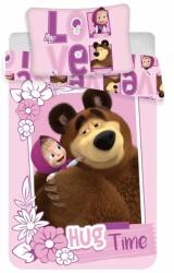 Jerry Fabrics Mása és a medve Hug Time gyerek ágyneműhuzat