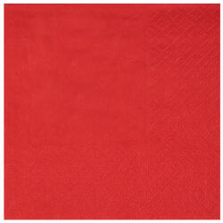 Santex Салфетки едноцветни 21 x 20 см ЦВЯТ: Червен