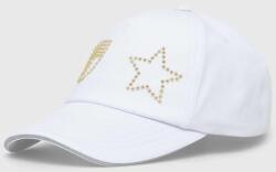 Chiara Ferragni pamut baseball sapka EYE STAR fehér, nyomott mintás, 76SBZK13 - fehér Univerzális méret
