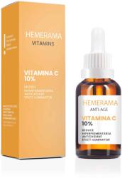 Ser Concentrat cu efect iluminator, antirid cu 10% vitamina C -Hemerama, 30ml