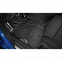 BMW Set covorase fata All-weather - negru - Bmw Seria 2 G82, G87 M2; Seria 3 G20, G21; Seria 4 G22, G23, G26 (51472473238)