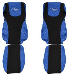 F-CORE Set huse scaune compatibil cu DAF XF 106 01.2014+ (F-CORE FX07 BLUE)