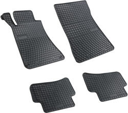FroGum Set covorase auto din cauciuc Mercedes Clasa C W203 2000-2007, presuri FROGUM, negre, 4 buc (D0785)