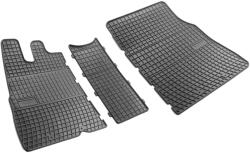 FroGum Set covorase auto din cauciuc Fiat Ducato Citroen Jumper Peugeot Boxer 1994-2006, presuri FROGUM, negre, 3 buc (D00951)