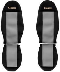 F-CORE Set huse scaun textil camion compatibile cu Volvo FH 3 FM FL (F-CORE PS12 GRAY)